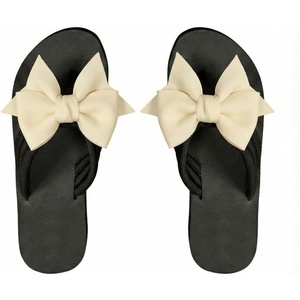 image:imageRoseSeek Womens Bow Knot Flip Flops Open Toe Dressy Thong Sandals Comfy Summer Vacation FlatsWhite