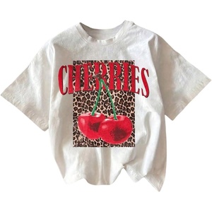image:imageRoseSeek Womens Funny Cherry Graphic Tees Short Sleeve Crew Neck Going Out Summer Tops Tshirts ShirtsWhite and Red