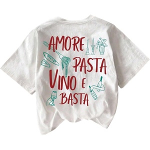 image:imageRoseSeek Womens Graphic Letter Tee Crew Neck Drop Shoulder Trendy Summer T Shirt Short Sleeve Vintage Car Print TopWhite Red Green