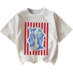 image:imageRoseSeek Womens Graphic Letter Tee Crew Neck Drop Shoulder Trendy Summer T Shirt Short Sleeve Vintage Car Print TopWhite Striped Red