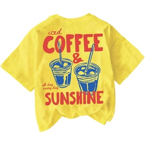 image:imageRoseSeek Womens Graphic Letter Tee Crew Neck Drop Shoulder Trendy Summer T Shirt Short Sleeve Vintage Car Print TopYellow Red