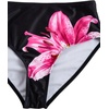image:imageRoseSeek Girls 2 Piece Cherry Print Swimwear Ruffle Trim Ruched Bathing Suits Cute SwimsuitsBlack