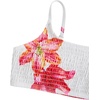image:imageRoseSeek Girls 2 Piece Floral High Waisted Swimsuit Smocked Wireless Bathing Suit Boho Holiday Beachwear SetMustard Yellow