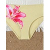 image:imageRoseSeek Girls 2 Piece Graphic Starfish Bathing Suit Halter Triangle Swimsuit Cute Beachwear Bikini SetsFloral Yellow