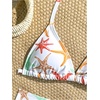 image:imageRoseSeek Girls 2 Piece Graphic Starfish Bathing Suit Halter Triangle Swimsuit Cute Beachwear Bikini SetsGreen and Yellow