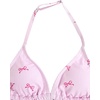 image:imageRoseSeek Girls 2 Piece Graphic Starfish Bathing Suit Halter Triangle Swimsuit Cute Beachwear Bikini SetsLight Pink