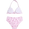 image:imageRoseSeek Girls 2 Piece Graphic Starfish Bathing Suit Halter Triangle Swimsuit Cute Beachwear Bikini SetsLight Pink