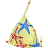 image:imageRoseSeek Girls 2 Piece Graphic Starfish Bathing Suit Halter Triangle Swimsuit Cute Beachwear Bikini SetsMulticolor Blue