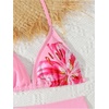 image:imageRoseSeek Girls 2 Piece Graphic Starfish Bathing Suit Halter Triangle Swimsuit Cute Beachwear Bikini SetsPink