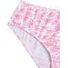 image:imageRoseSeek Girls 2 Piece Graphic Starfish Bathing Suit Halter Triangle Swimsuit Cute Beachwear Bikini SetsPink Floral
