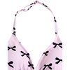 image:imageRoseSeek Girls 2 Piece Graphic Starfish Bathing Suit Halter Triangle Swimsuit Cute Beachwear Bikini SetsPink and Black