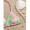 image:imageRoseSeek Girls 2 Piece Graphic Starfish Bathing Suit Halter Triangle Swimsuit Cute Beachwear Bikini SetsPink and Green