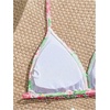 image:imageRoseSeek Girls 2 Piece Graphic Starfish Bathing Suit Halter Triangle Swimsuit Cute Beachwear Bikini SetsPink and Green