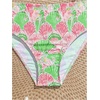 image:imageRoseSeek Girls 2 Piece Graphic Starfish Bathing Suit Halter Triangle Swimsuit Cute Beachwear Bikini SetsPink and Green
