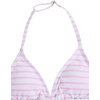 image:imageRoseSeek Girls 2 Piece Graphic Starfish Bathing Suit Halter Triangle Swimsuit Cute Beachwear Bikini SetsStripes Pink