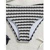 image:imageRoseSeek Girls 2 Piece Padded Bathing Suit Wireless Starfish Swimsuit Spaghetti Strap Vacation Beachwear SetBlack and White