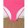 image:imageRoseSeek Girls 2 Piece Padded Bathing Suit Wireless Starfish Swimsuit Spaghetti Strap Vacation Beachwear SetBright Pink