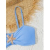 image:imageRoseSeek Girls 2 Piece Padded Bathing Suit Wireless Starfish Swimsuit Spaghetti Strap Vacation Beachwear SetDusty Blue