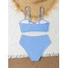 image:imageRoseSeek Girls 2 Piece Padded Bathing Suit Wireless Starfish Swimsuit Spaghetti Strap Vacation Beachwear SetDusty Blue