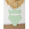 image:imageRoseSeek Girls 2 Piece Padded Bathing Suit Wireless Starfish Swimsuit Spaghetti Strap Vacation Beachwear SetGreen