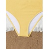 image:imageRoseSeek Girls 2 Piece Padded Bathing Suit Wireless Starfish Swimsuit Spaghetti Strap Vacation Beachwear SetMustard Yellow