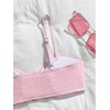 image:imageRoseSeek Girls 2 Piece Padded Bathing Suit Wireless Starfish Swimsuit Spaghetti Strap Vacation Beachwear SetPink