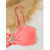 image:imageRoseSeek Girls 2 Piece Padded Bathing Suit Wireless Starfish Swimsuit Spaghetti Strap Vacation Beachwear SetWatermelon Pink