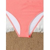 image:imageRoseSeek Girls 2 Piece Padded Bathing Suit Wireless Starfish Swimsuit Spaghetti Strap Vacation Beachwear SetWatermelon Pink