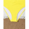 image:imageRoseSeek Girls 2 Piece Padded Bathing Suit Wireless Starfish Swimsuit Spaghetti Strap Vacation Beachwear SetYellow
