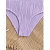 image:imageRoseSeek Girls 2 Piece Starfish Swimsuit Padded Bathing Suit Textured Spaghetti Strap Bikini SwimsuitMauve Purple