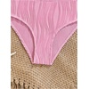 image:imageRoseSeek Girls 2 Piece Starfish Swimsuit Padded Bathing Suit Textured Spaghetti Strap Bikini SwimsuitPink