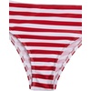 image:imageRoseSeek Girls 2 Piece Striped Bowknot Swimsuit Set Wireless Cute Bathing Suit Summer Beachwear Bikini SetsBlue and Red