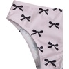 image:imageRoseSeek Girls 2 Piece Striped Bowknot Swimsuit Set Wireless Cute Bathing Suit Summer Beachwear Bikini SetsBow Pink