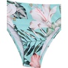 image:imageRoseSeek Girls 2 Piece Striped Bowknot Swimsuit Set Wireless Cute Bathing Suit Summer Beachwear Bikini SetsBright Mint Green