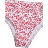 image:imageRoseSeek Girls 2 Piece Striped Bowknot Swimsuit Set Wireless Cute Bathing Suit Summer Beachwear Bikini SetsFloral Red