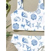 image:imageRoseSeek Girls 2 Piece Striped Bowknot Swimsuit Set Wireless Cute Bathing Suit Summer Beachwear Bikini SetsLight Blue and White