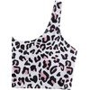image:imageRoseSeek Girls 2 Piece Striped Bowknot Swimsuit Set Wireless Cute Bathing Suit Summer Beachwear Bikini SetsMulticolor Cheetah