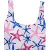 image:imageRoseSeek Girls 2 Piece Striped Bowknot Swimsuit Set Wireless Cute Bathing Suit Summer Beachwear Bikini SetsMulticolor Star White