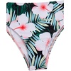 image:imageRoseSeek Girls 2 Piece Striped Bowknot Swimsuit Set Wireless Cute Bathing Suit Summer Beachwear Bikini SetsPink and Green