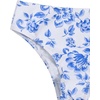 image:imageRoseSeek Girls 2 Piece Striped Bowknot Swimsuit Set Wireless Cute Bathing Suit Summer Beachwear Bikini SetsTeal Blue