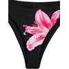 image:imageRoseSeek Girls 2 Piece Swimsuits Floral Gingham Halter Triangle Wireless Bikini Bathing SuitBlack