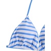 image:imageRoseSeek Girls 2 Piece Swimsuits Floral Gingham Halter Triangle Wireless Bikini Bathing SuitBlue and White
