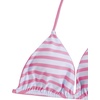 image:imageRoseSeek Girls 2 Piece Swimsuits Floral Gingham Halter Triangle Wireless Bikini Bathing SuitLight Pink