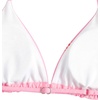image:imageRoseSeek Girls 2 Piece Swimsuits Floral Gingham Halter Triangle Wireless Bikini Bathing SuitPink