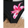 image:imageRoseSeek Girls 3 Piece Cute Bowknot Bathing Suit Halter Triangle High Waisted Swimsuit with Beach Cover Up SkirtBlack