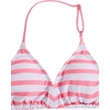 image:imageRoseSeek Girls 3 Piece Cute Bowknot Bathing Suit Halter Triangle High Waisted Swimsuit with Beach Cover Up SkirtBright Pink