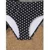 image:imageRoseSeek Girls 3 Piece Cute Bowknot Bathing Suit Halter Triangle High Waisted Swimsuit with Beach Cover Up SkirtDots Black