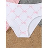 image:imageRoseSeek Girls 3 Piece Cute Bowknot Bathing Suit Halter Triangle High Waisted Swimsuit with Beach Cover Up SkirtPink