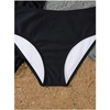 image:imageRoseSeek Girls 3 Piece Cute Bowknot Bathing Suit Halter Triangle High Waisted Swimsuit with Beach Cover Up SkirtSolid Black
