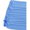 image:imageRoseSeek Girls 3 Piece Cute Bowknot Bathing Suit Halter Triangle High Waisted Swimsuit with Beach Cover Up SkirtStriped Blue and White